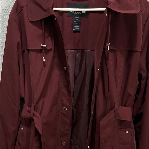 London Fog Women's Burgundy Jacket size XXL - Picture 6 of 6